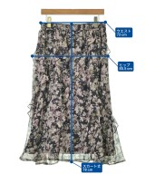 Rose Tiara（ローズティアラ）ロング・マキシ丈スカート 黒 サイズ:42(L位) レディース/2200687205554