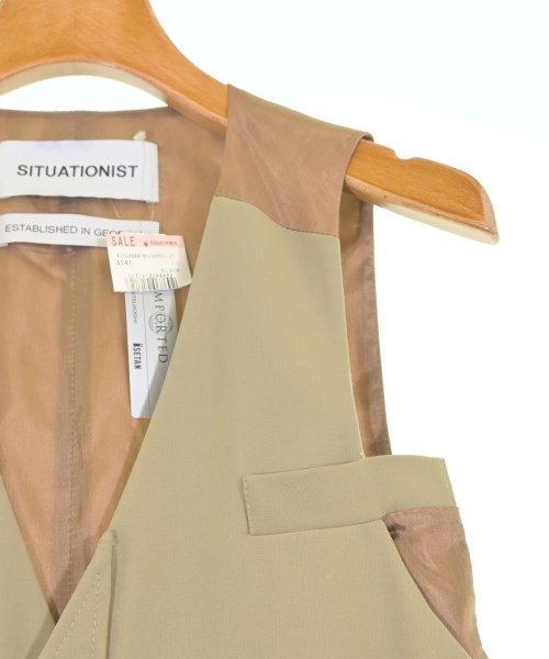 SITUATIONIST（シチュエーショニスト）オールインワン/サロペット カーキ サイズ:-(M位) レディース/2200628683335
