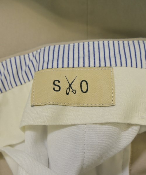 SO（エスオー）スラックス ベージュ サイズ:44(S位) メンズ/2200627777042