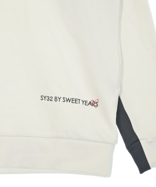 SY32 by SWEET YEARS（エスワイサーティトゥバイスィートイヤーズ）スウェット 白 サイズ:L メンズ/2200640540036