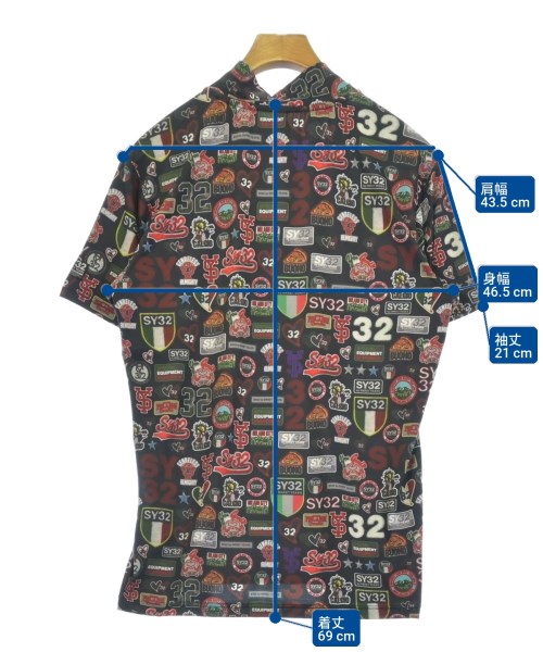 SY32 by SWEET YEARS（エスワイサーティトゥバイスィートイヤーズ）Tシャツ・カットソー 紺 サイズ:M メンズ/2200726830020