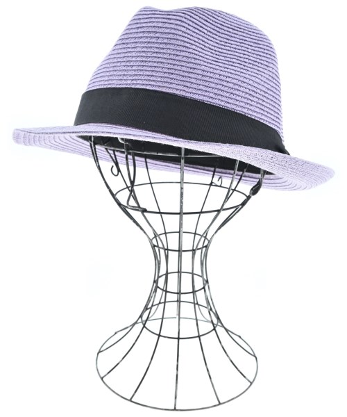 TESTIFY(テスティファイ)ストローハット 紫 サイズ:-/2200637899673