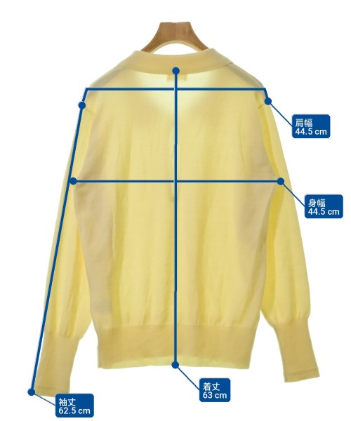 W/Cashmere（ダブリュカシミヤ）ニット・セーター 黄 サイズ:F レディース/2200726031076