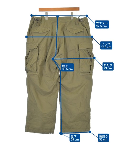 WAIPER inc.（ワイパー）カーゴパンツ カーキ サイズ:XL メンズ/2200606828123