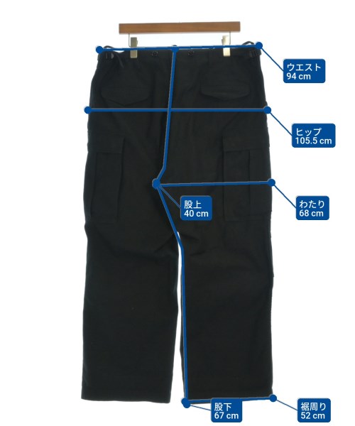 WAIPER inc.（ワイパー）カーゴパンツ 黒 サイズ:-(XXL位) メンズ/2200658111037