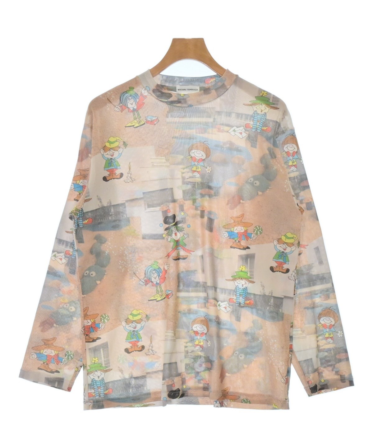 WATARU TOMINAGA（ワタルトミナガ）Tシャツ・カットソー ベージュ