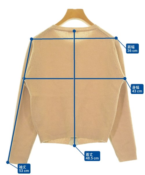 CARAMEL（キャラメル）カーディガン 茶 サイズ:12(S位) レディース/2200676908022