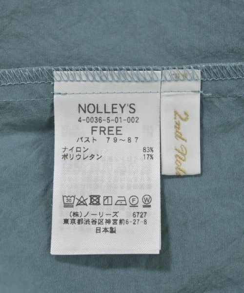 2nd NOLLEY'S（セカンドノーリーズ）ブラウス 青 サイズ:F レディース/2200602461102