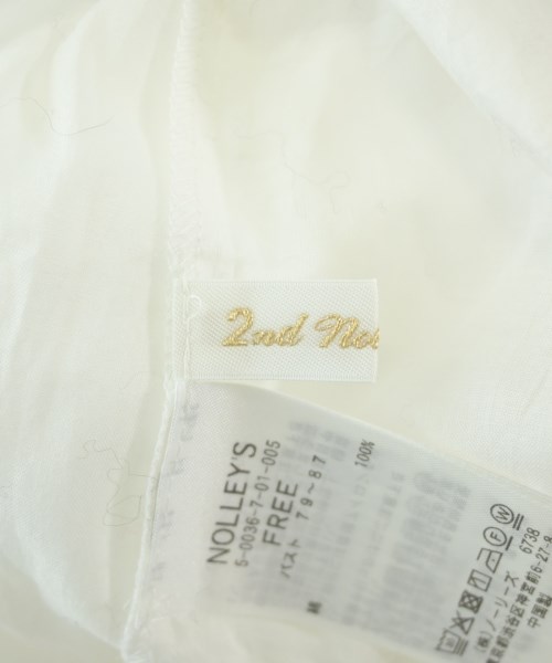 2nd NOLLEY'S（セカンドノーリーズ）ブラウス 白 サイズ:F レディース/2200672370182