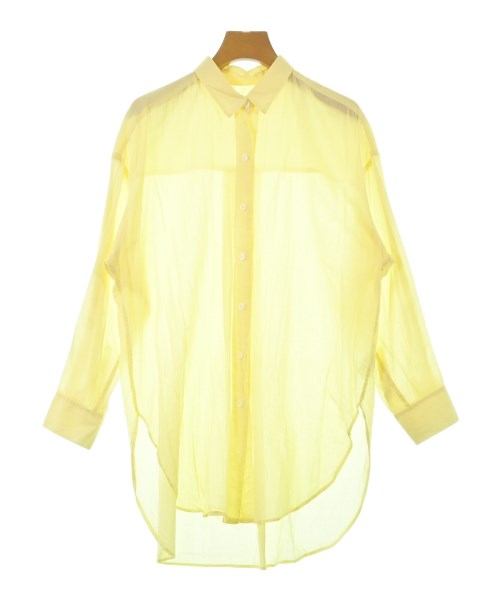 2nd NOLLEY'S(セカンドノーリーズ)カジュアルシャツ 黄 サイズ:F/2200679820086