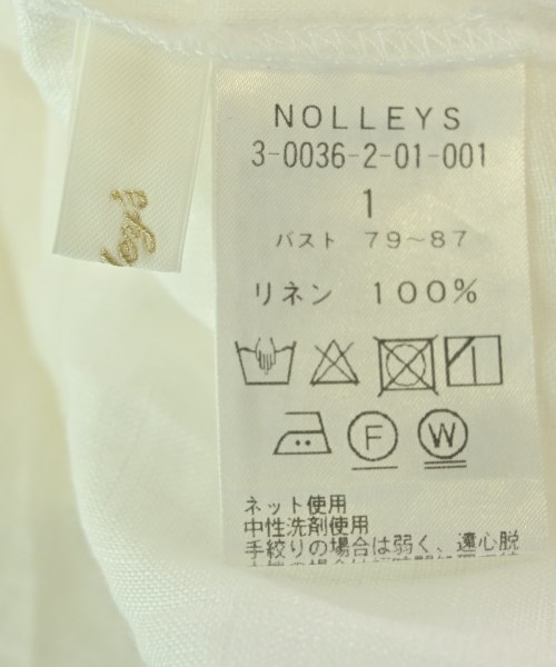 2nd NOLLEY'S（セカンドノーリーズ）カジュアルシャツ 白 サイズ:1(S位) レディース/2200679820093
