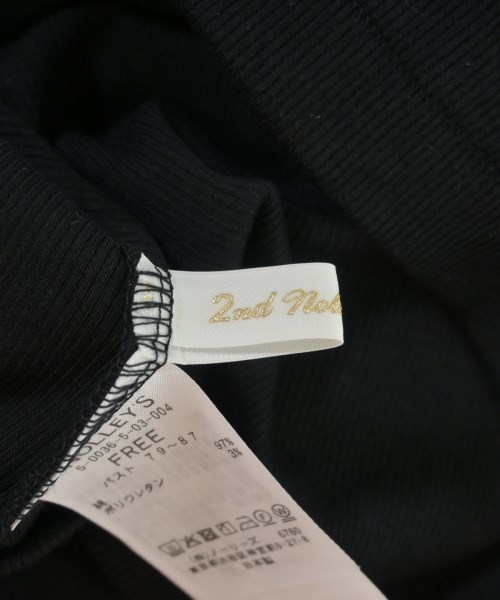 2nd NOLLEY'S（セカンドノーリーズ）キャミソール 黒 サイズ:F レディース/2200692410011