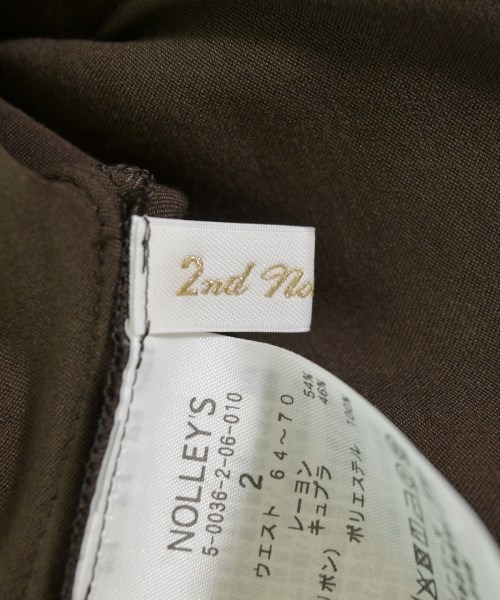 2nd NOLLEY'S（セカンドノーリーズ）ロング・マキシ丈スカート 茶 サイズ:2(M位) レディース/2200691124025
