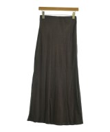 2nd NOLLEY'S（セカンドノーリーズ）ロング・マキシ丈スカート 茶 サイズ:2(M位) レディース/2200691124025