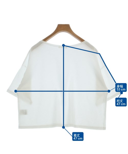 2nd NOLLEY'S（セカンドノーリーズ）Tシャツ・カットソー 白 サイズ:1(S位) レディース/2200709196150