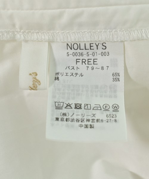2nd NOLLEY'S（セカンドノーリーズ）ブラウス 白 サイズ:F レディース/2200712500029
