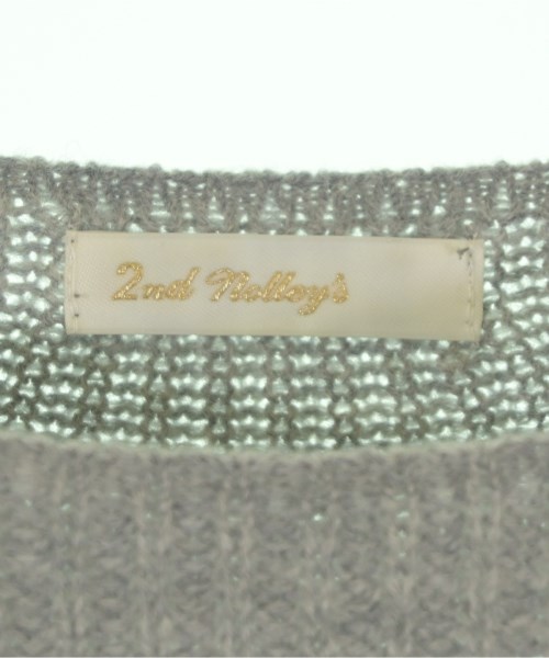 2nd NOLLEY'S（セカンドノーリーズ）ニット・セーター グレー サイズ:F レディース/2200668836098