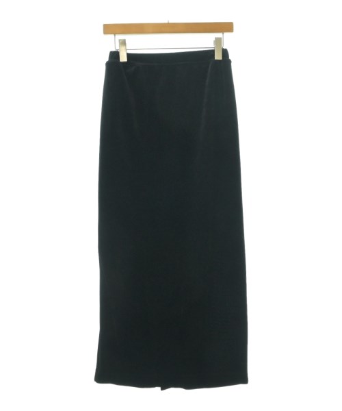 2nd NOLLEY'S(セカンドノーリーズ)ロング・マキシ丈スカート 黒 サイズ:38(M位)/2200676672046