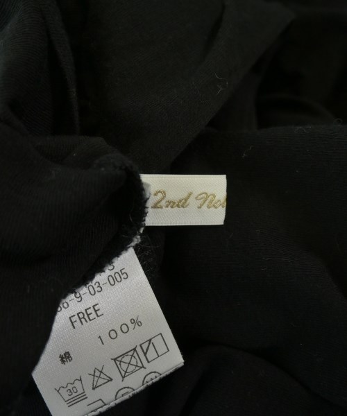 2nd NOLLEY'S（セカンドノーリーズ）Tシャツ・カットソー 黒 サイズ:F レディース/2200689463044