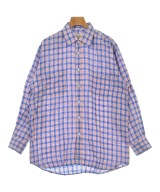 ALFRED DUNHILL（アルフレッドダンヒル）カジュアルシャツ 青 サイズ:M レディース/2200628672063