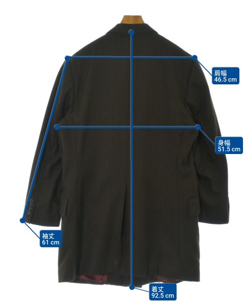 ALFRED DUNHILL（アルフレッドダンヒル）チェスターコート 茶 サイズ:-(XL位) メンズ/2200665406010