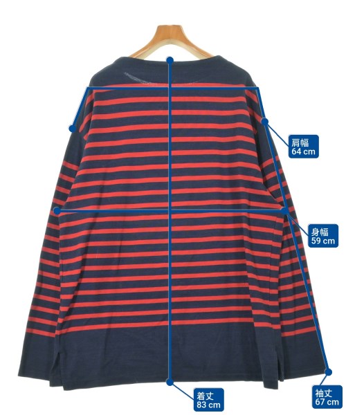 blurhmsROOTSTOCK（ブラームスルーツストック）Tシャツ・カットソー 紺 サイズ:4(XL位) メンズ/2200635072061