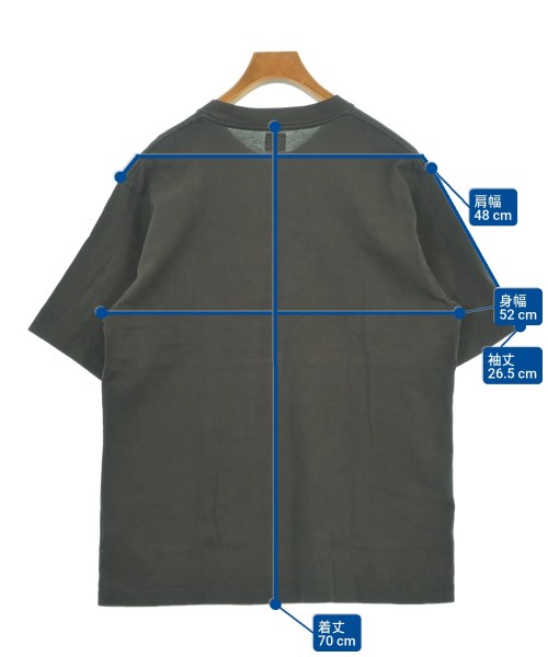 blurhmsROOTSTOCK（ブラームスルーツストック）Tシャツ・カットソー グレー サイズ:2(M位) メンズ/2200622734040