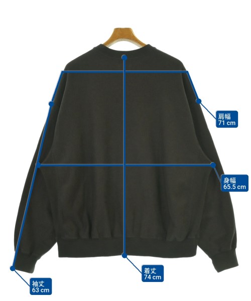 blurhmsROOTSTOCK（ブラームスルーツストック）スウェット 茶 サイズ:3(L位) メンズ/2200672538032