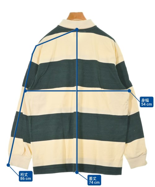 blurhmsROOTSTOCK（ブラームスルーツストック）ポロシャツ ベージュ サイズ:3(L位) メンズ/2200676007077