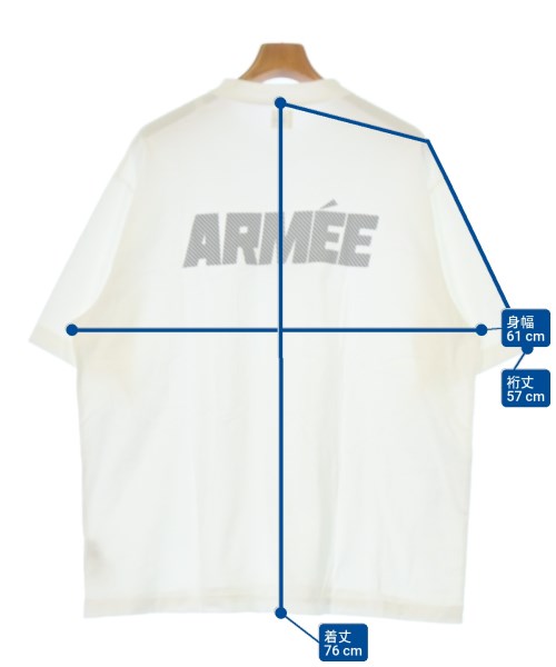 blurhmsROOTSTOCK（ブラームスルーツストック）Tシャツ・カットソー 白 サイズ:3(L位) メンズ/2200681747036