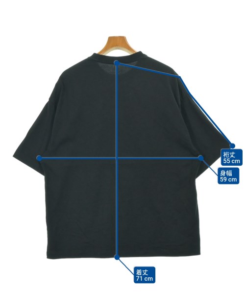 blurhmsROOTSTOCK（ブラームスルーツストック）Tシャツ・カットソー 黒 サイズ:1(S位) メンズ/2200699616041