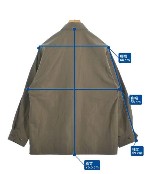 blurhmsROOTSTOCK（ブラームスルーツストック）ミリタリーブルゾン カーキ サイズ:2(M位) メンズ/2200659974013