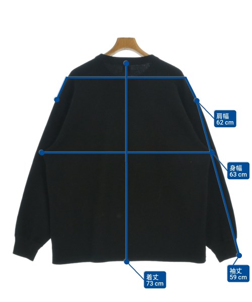 blurhmsROOTSTOCK（ブラームスルーツストック）Tシャツ・カットソー 黒 サイズ:3(L位) メンズ/2200660501031