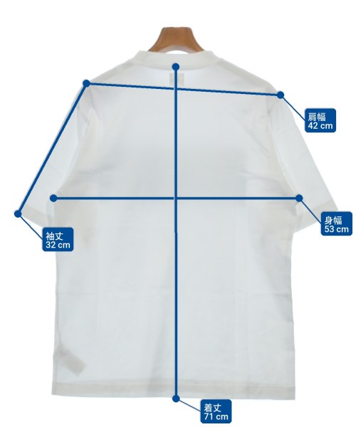 blurhmsROOTSTOCK（ブラームスルーツストック）Tシャツ・カットソー 白 サイズ:2(M位) メンズ/2200711063013