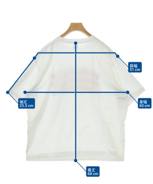 blurhmsROOTSTOCK（ブラームスルーツストック）Tシャツ・カットソー 白 サイズ:3(L位) メンズ/2200711063020