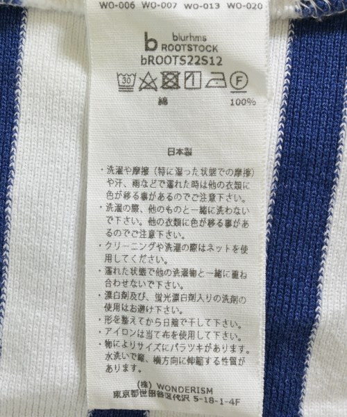 blurhmsROOTSTOCK（ブラームスルーツストック）Tシャツ・カットソー 白 サイズ:3(L位) メンズ/2200715630136