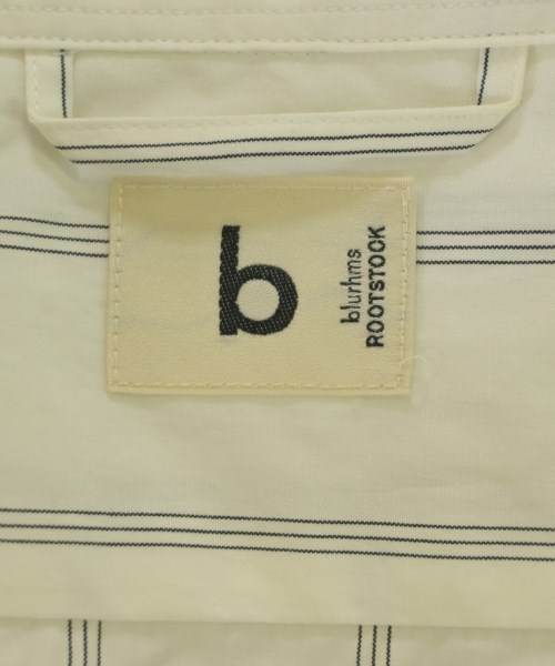 blurhmsROOTSTOCK（ブラームスルーツストック）カジュアルシャツ 白 サイズ:3(L位) メンズ/2200645983067