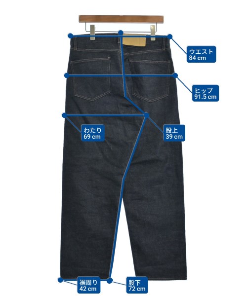 blurhmsROOTSTOCK（ブラームスルーツストック）デニムパンツ 紺 サイズ:3(L位) メンズ/2200645988147