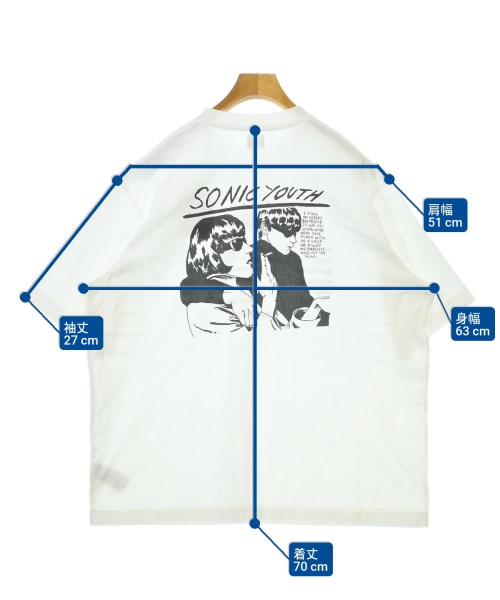 blurhmsROOTSTOCK（ブラームスルーツストック）Tシャツ・カットソー 白 サイズ:3(L位) メンズ/2200650598072