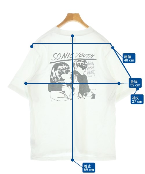 blurhmsROOTSTOCK（ブラームスルーツストック）Tシャツ・カットソー 白 サイズ:2(M位) メンズ/2200702723032