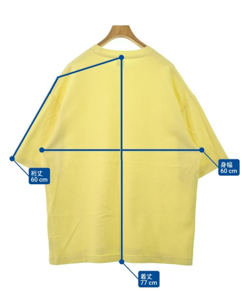 blurhmsROOTSTOCK（ブラームスルーツストック）Tシャツ・カットソー 黄 サイズ:-(XXL位) メンズ/2200664861025