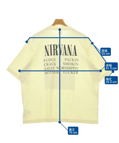 blurhmsROOTSTOCK（ブラームスルーツストック）Tシャツ・カットソー 白 サイズ:2(M位) メンズ/2200726818066