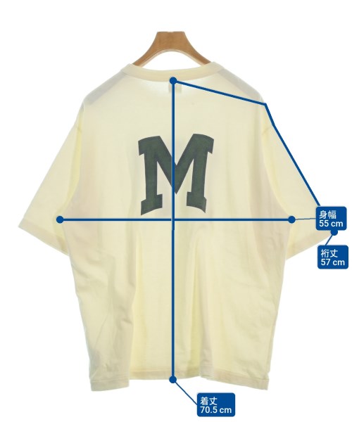 blurhmsROOTSTOCK（ブラームスルーツストック）Tシャツ・カットソー 黄 サイズ:2(M位) メンズ/2200682956024