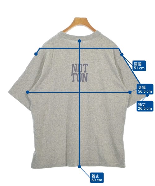 blurhmsROOTSTOCK（ブラームスルーツストック）Tシャツ・カットソー グレー サイズ:3(L位) メンズ/2200684326429