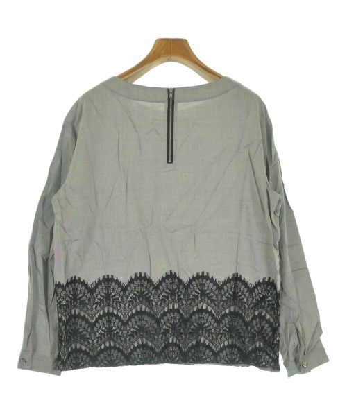 Deux cle（ドゥクレ）ブラウス グレー サイズ:4(XL位) レディース/2200640120467