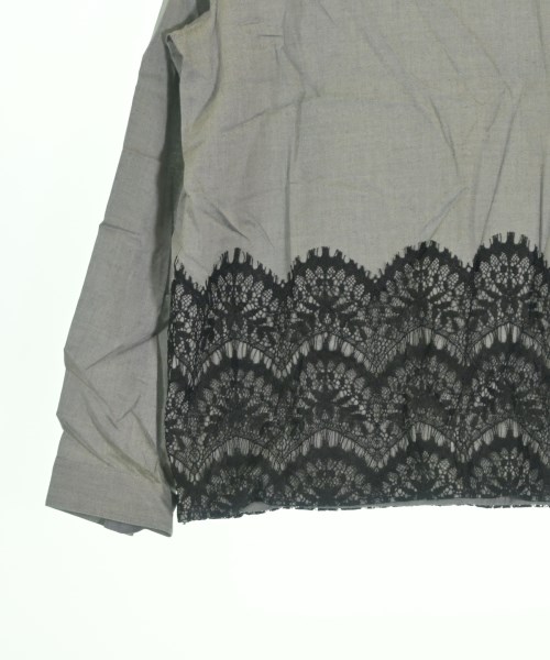 Deux cle（ドゥクレ）ブラウス グレー サイズ:4(XL位) レディース/2200640120467