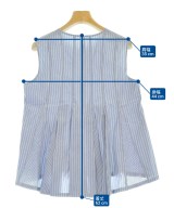 Deux cle（ドゥクレ）カジュアルシャツ 青 サイズ:40(M位) レディース/2200669106046