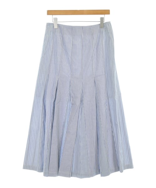 Deux cle（ドゥクレ）ロング・マキシ丈スカート 青 サイズ:40(M位) レディース/2200669106053