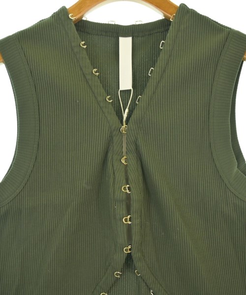 DION LEE（ディオンリー）ベスト カーキ サイズ:XL レディース/2200677687025
