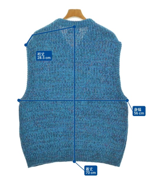 ENCOMING（インカミング）ベスト 青 サイズ:M メンズ/2200638972139